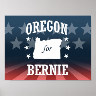 OREGON FOR BERNIE SANDERS POSTER