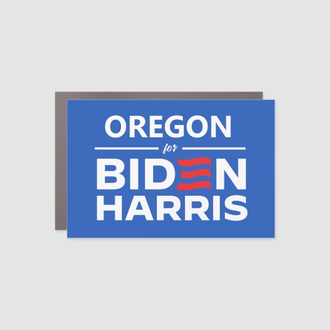 Oregon for Biden Harris Car Magnet (Front)