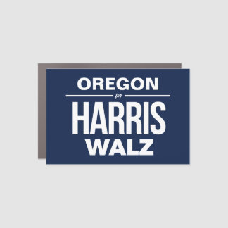 Oregon for Harris Walz Car Magnet