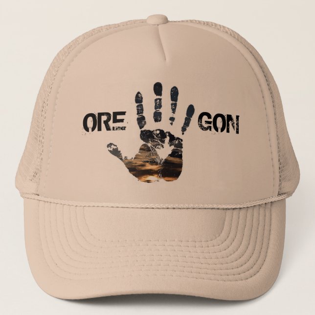 Oregon Handscape Trucker Hat (Front)