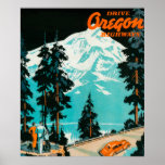 Oregon Highways Advertising Poster at Zazzle