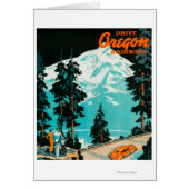 Oregon Highways Advertising Poster (Front)