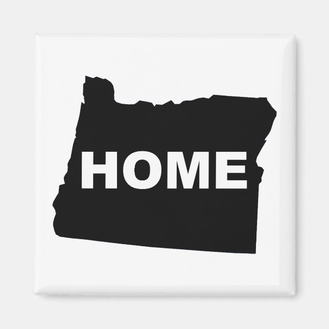 Oregon Home Away From State Fridge Magnet (Front)