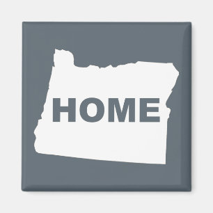 Oregon Home Away From State Fridge Magnet