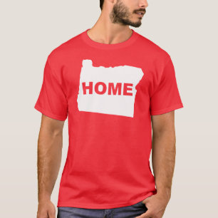 Oregon Home Away From State T-Shirt Tees