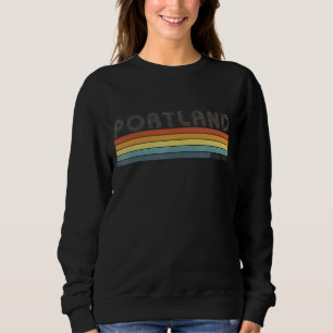 Oregon Home State Or Vintage Portland Sweatshirt