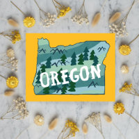Oregon Illustrated Map