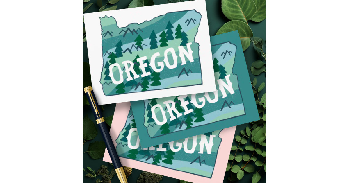 Welcome To Portland Oregon Green Grunge Sticker