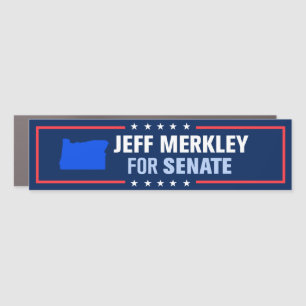 Oregon Jeff Merkley for Senate Bumper Car Magnet