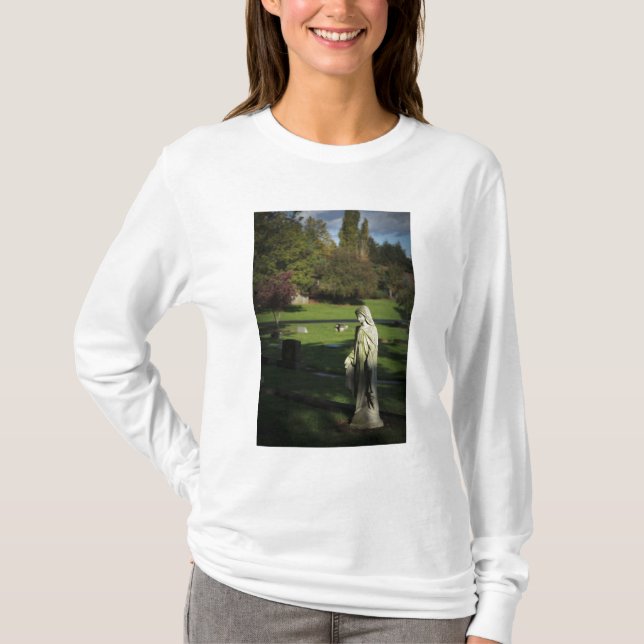 Oregon, Lake Oswego, Oswego Pioneer Cemetery T-Shirt (Front)