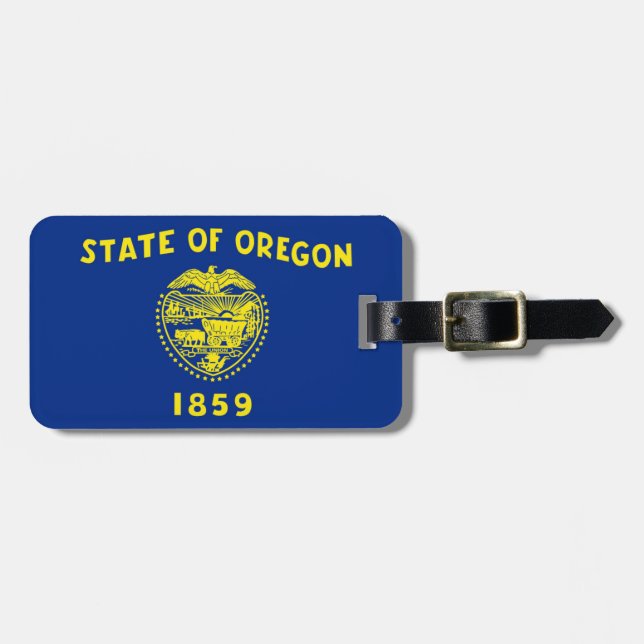 Oregon Luggage Tag (Front Horizontal)