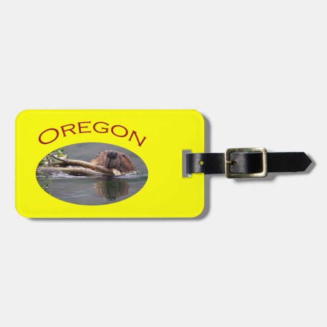 Oregon Luggage Tag (Front Horizontal)