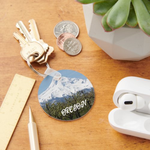 Oregon Mount Hood Landscape Keychain