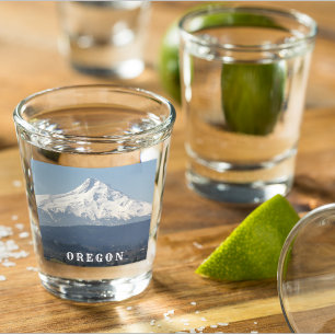 Oregon Mount Hood Landscape Shot Glass