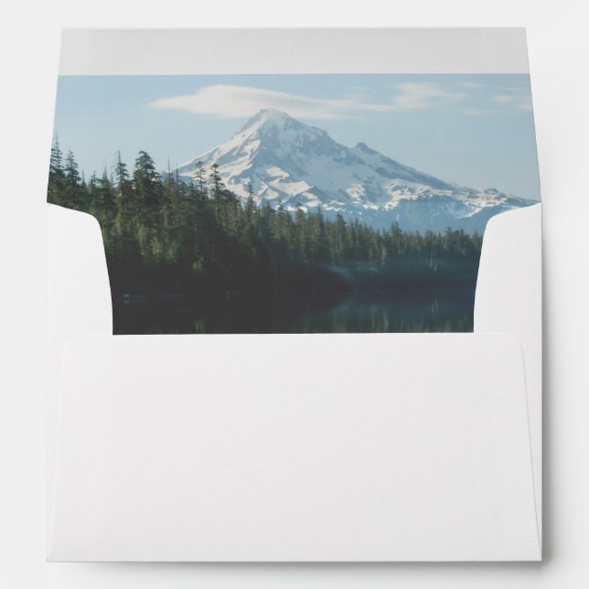 Oregon Mount Hood Mountain Landscape Photo Envelope (Back (Bottom))