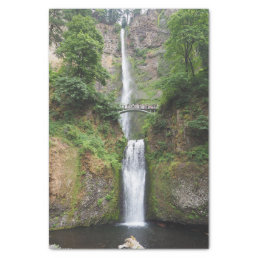 Oregon Multnomah Falls Photo Tissue Paper