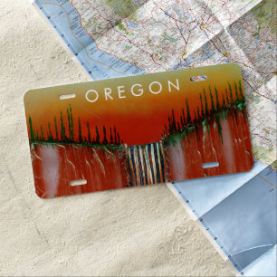 Oregon Natural Beauty License Plate