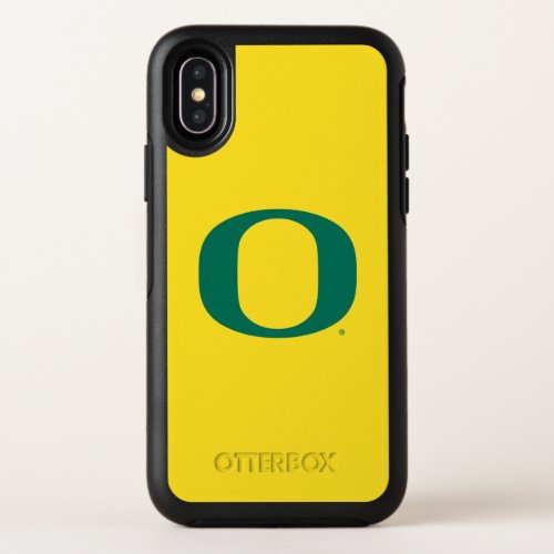 Oregon  O Green Logo OtterBox Symmetry iPhone X Case