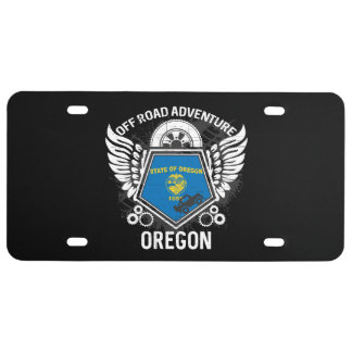 Oregon Off Road Adventure 4x4 Trails Mudding License Plate