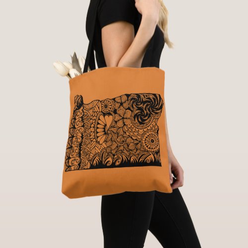 Oregon Orange Tote Bag