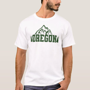 Oregon, Outdoorsy, Oregonian, Tree, Mountain T-Shirt