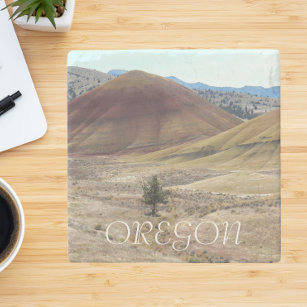Oregon Painted Hills Landscape Stone Coaster