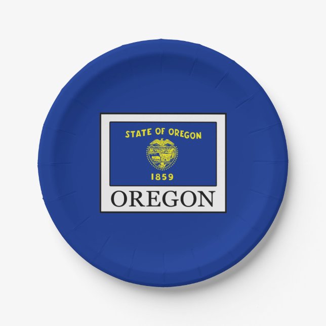 Oregon Paper Plates (Front)
