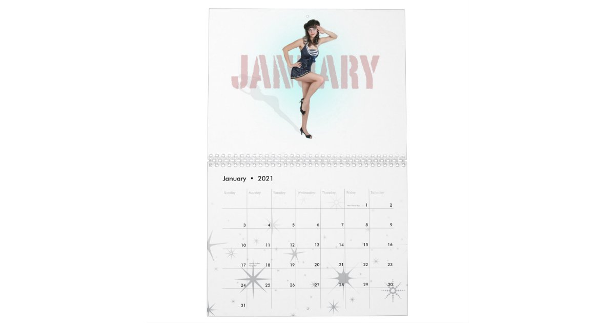 Oregon Pin Ups Calendar | Zazzle.com