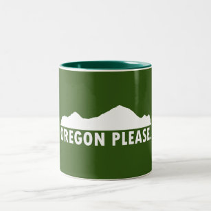 Oregon Please Two-Tone Coffee Mug