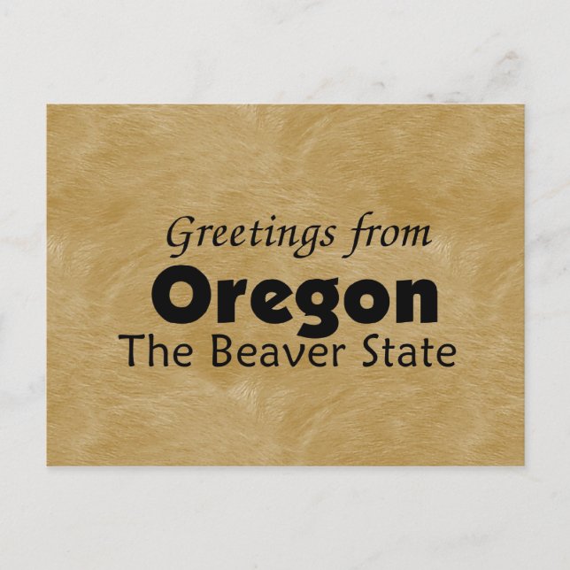 Oregon Postcard (Front)