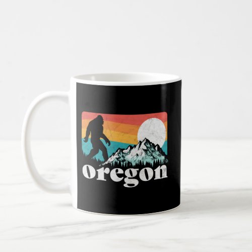 Oregon Pride Bigfoot Mountains Coffee Mug