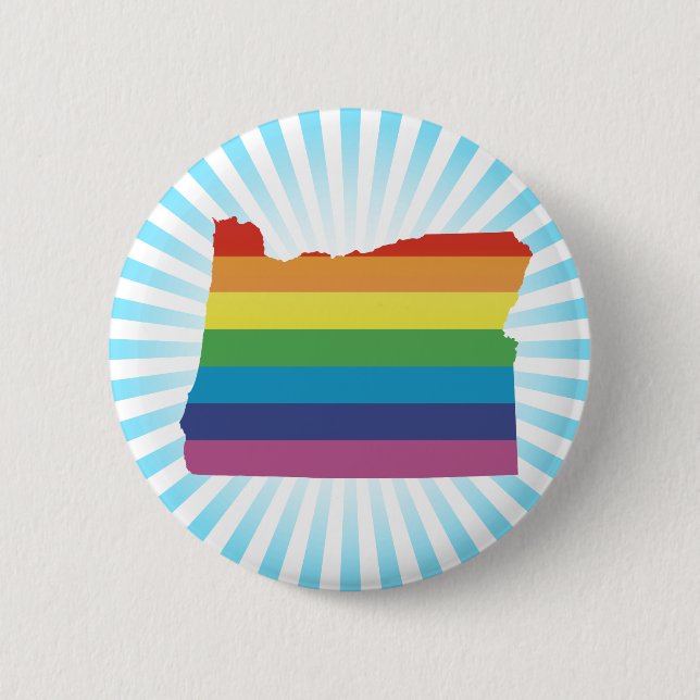 oregon pride. button (Front)