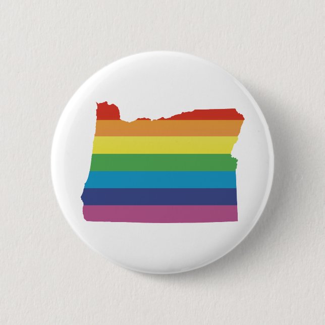 oregon pride. pinback button (Front)