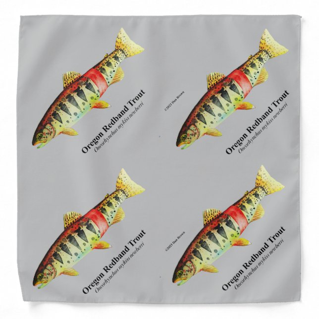 Oregon Redband Trout; Bandana (Front)