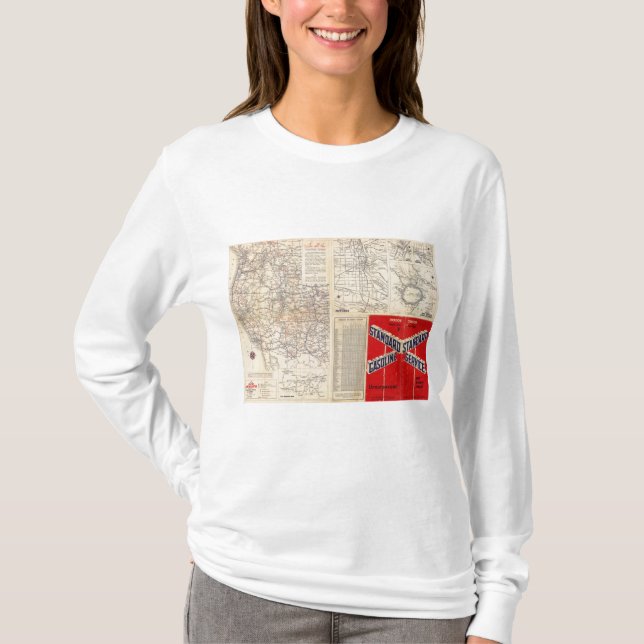 Oregon road map T-Shirt (Front)