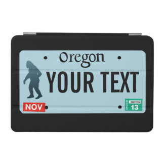 Oregon Sasquatch License Plate iPad Mini Cover