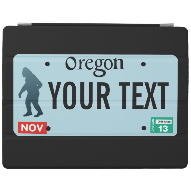 Oregon Sasquatch License Plate iPad Smart Cover (Horizontal)