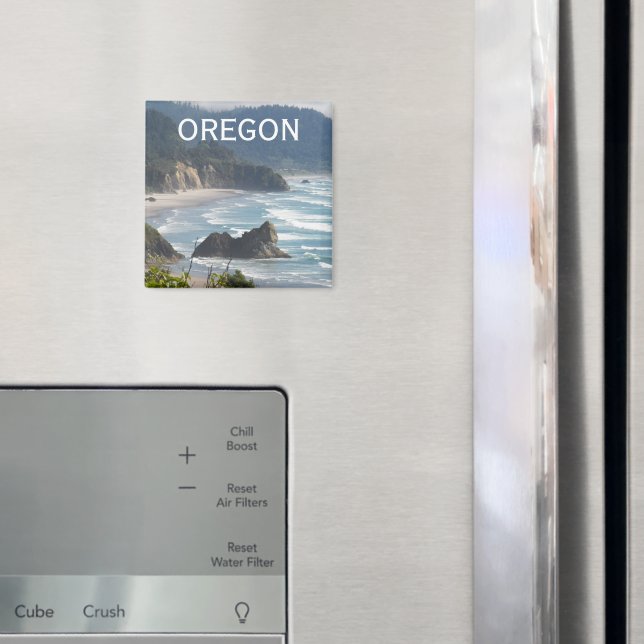 Oregon Scenic Coastline Seascape Magnet (In Situ (Fridge))