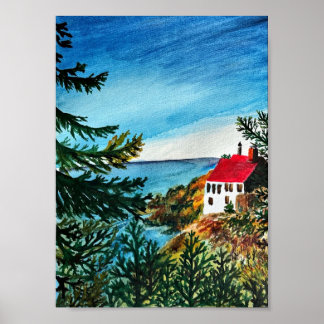 Oregon Seascape  Poster