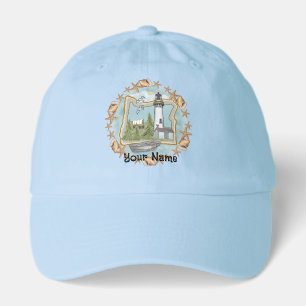 Oregon Shells Lighthouse hat