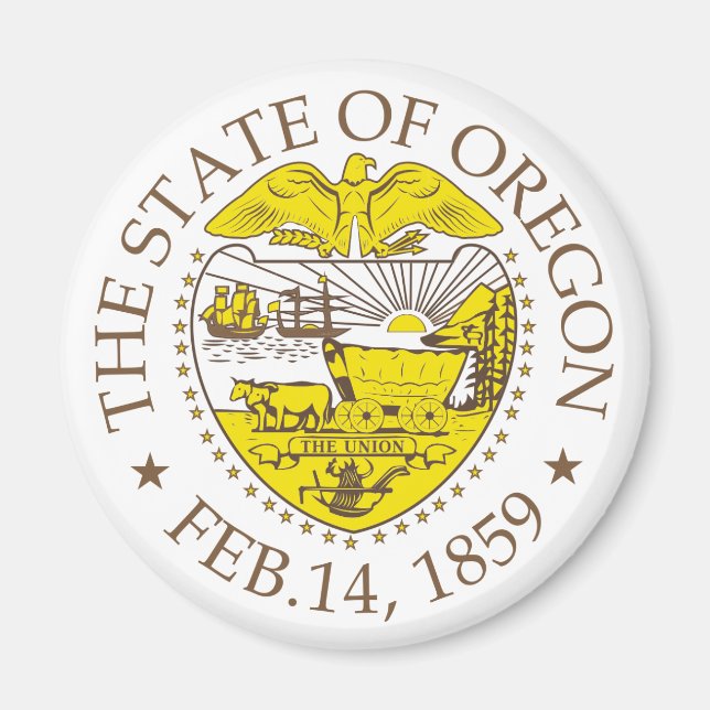Oregon sign magnet (Front)