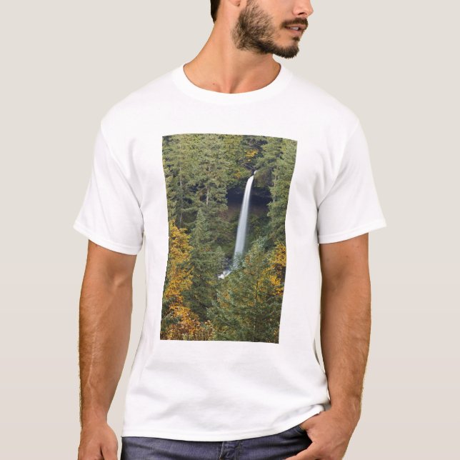 Oregon, Silver Falls State Park, North Falls T-Shirt (Front)