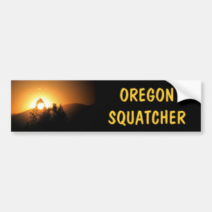 Oregon Squatcher Bigfoot Hunter Bumper Sticker