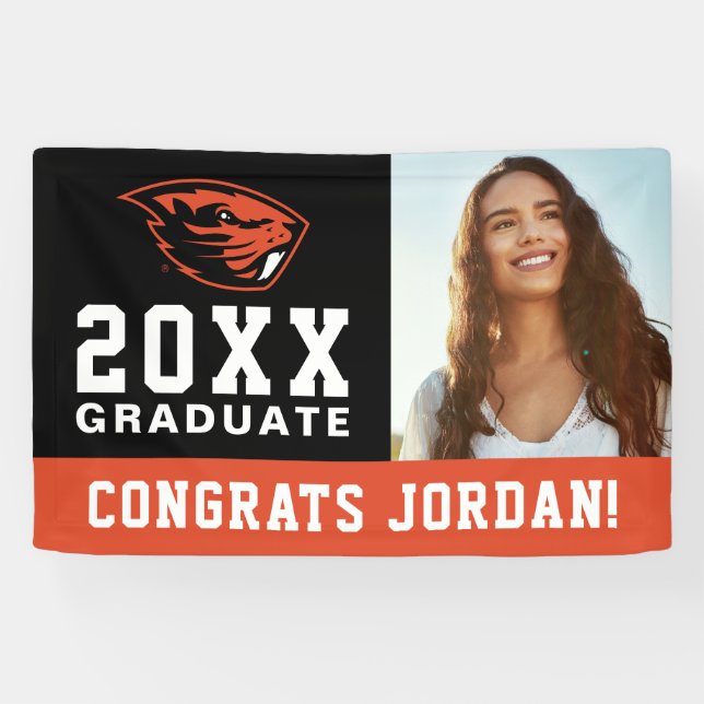 Oregon State Beavers | Beaver Head Banner (Horizontal)