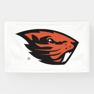 Oregon State Beavers Beaver Head Banner