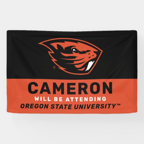 Oregon State Beavers  Beaver Head Banner