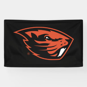 Oregon State Beavers Beaver Head Banner
