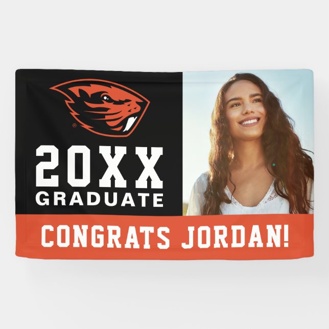 Oregon State Beavers | Beaver Head Banner (Horizontal)