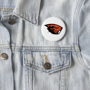 Oregon State Beavers   Beaver Head Button
