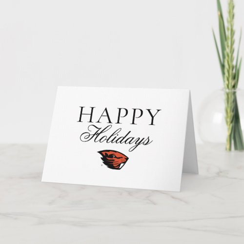 Oregon State Beavers  Beaver Head Card